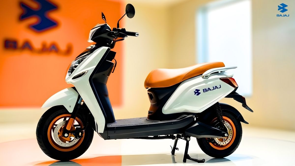 Bajaj Electric Scooter 2025 Unveiled – 280km Range, Rapid Charging, Alloy Wheels & Connected Ride at Only ₹2,990 EMI!