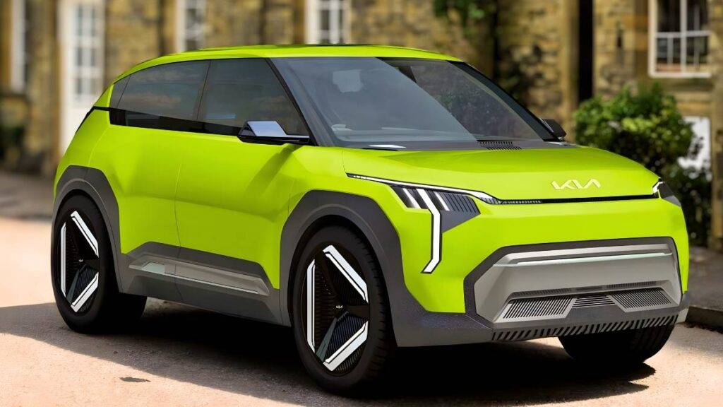 Kia EV2 Officially Unveiled – Compact Electric Crossover With Vertical LED Lights & Long-Range Batteries!