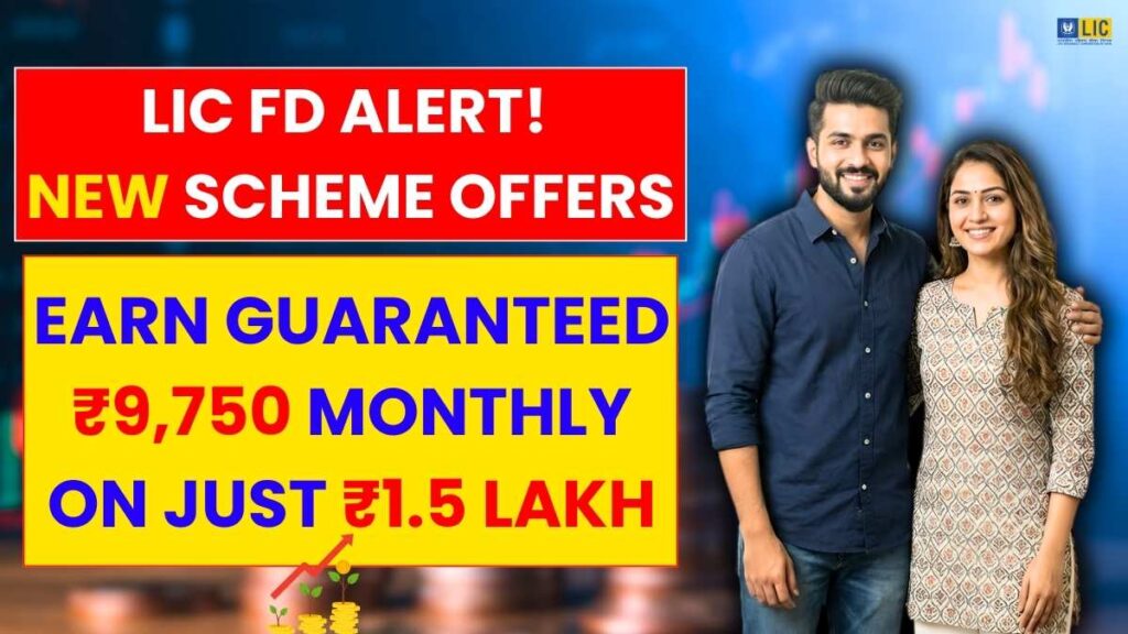 LIC Launches High-Income FD! ₹1.5 Lakh Gives ₹9,750 Monthly - Details Inside