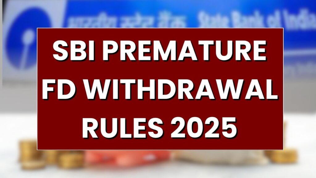SBI Premature FD Withdrawal Rules 2025: Penalty and Interest Changes Explained