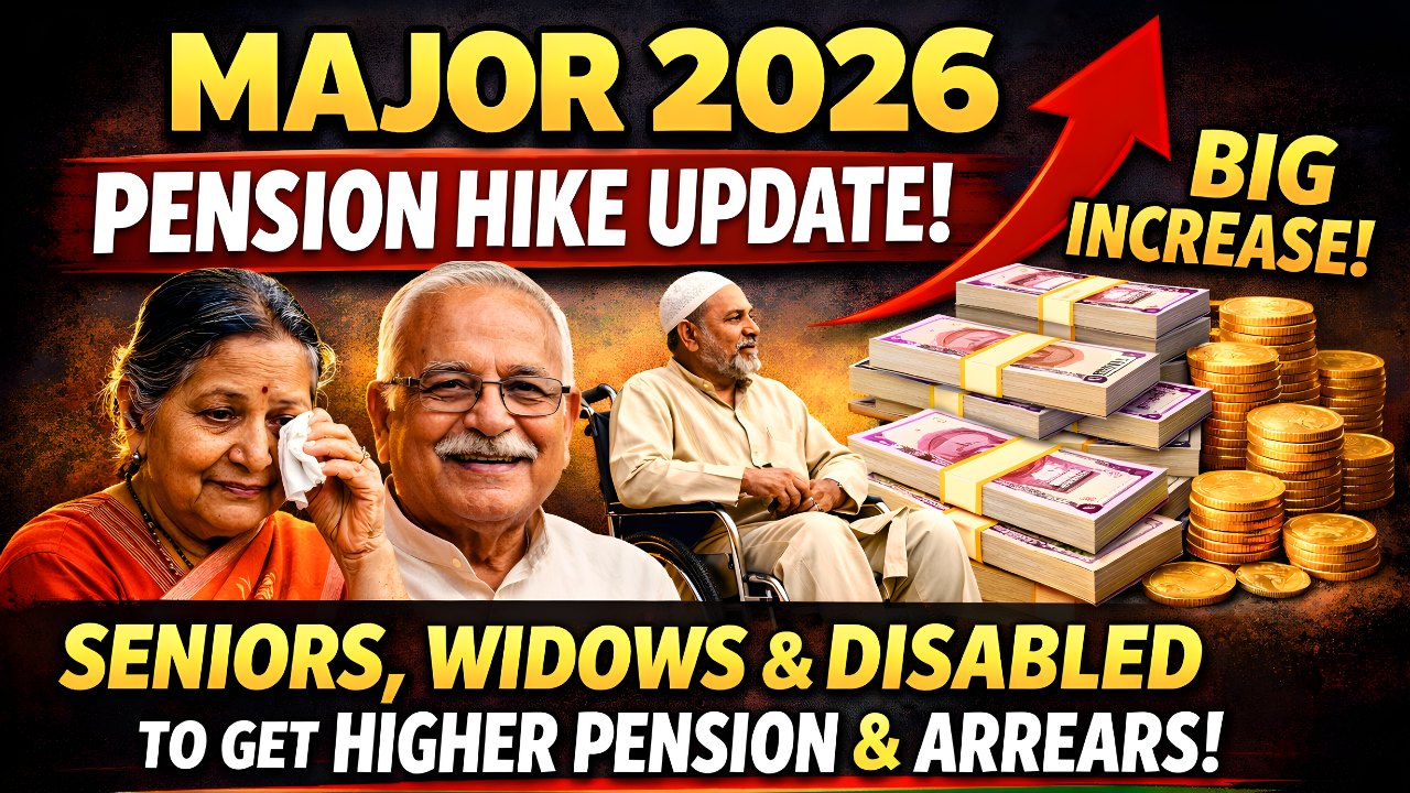 Major 2026 Pension Hike Update! Senior Citizens, Widows & Disabled to Get Higher Pension, Arrears - Check New Amount Now