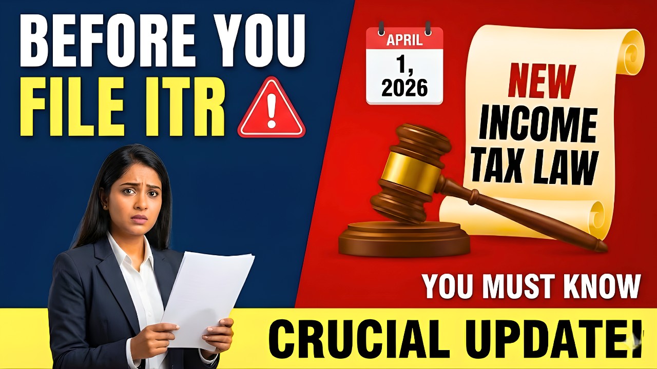Before You File ITR - New Income Tax Law From April 1, 2026, You Must Know