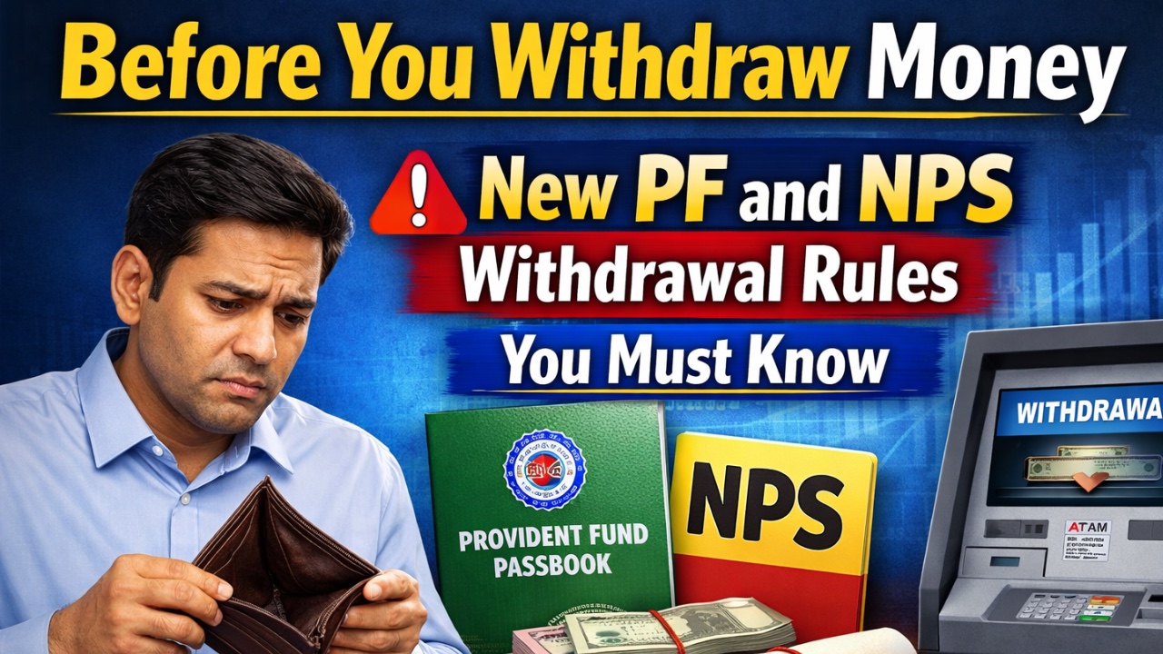Before You Withdraw Money – New PF and NPS Withdrawal Rules You Must Know