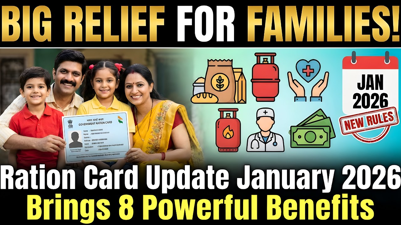 January 2026 Ration Card Update: What Benefits You Will Get and Who Is Eligible