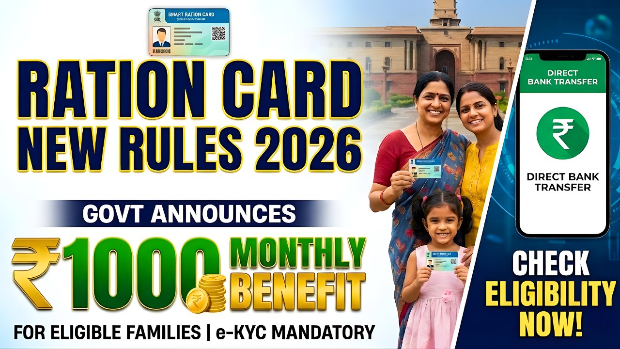 Ration Card Benefit News 2026: What’s Real About ₹1,000 Aid and Free Gas Cylinder Offer