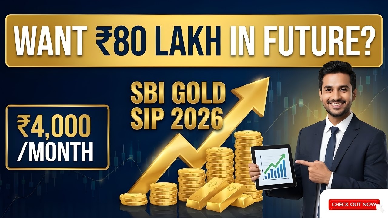 Want ₹80 Lakh in Future? SBI Gold SIP 2026 Shows How ₹4,000 Per Month Can Grow Big