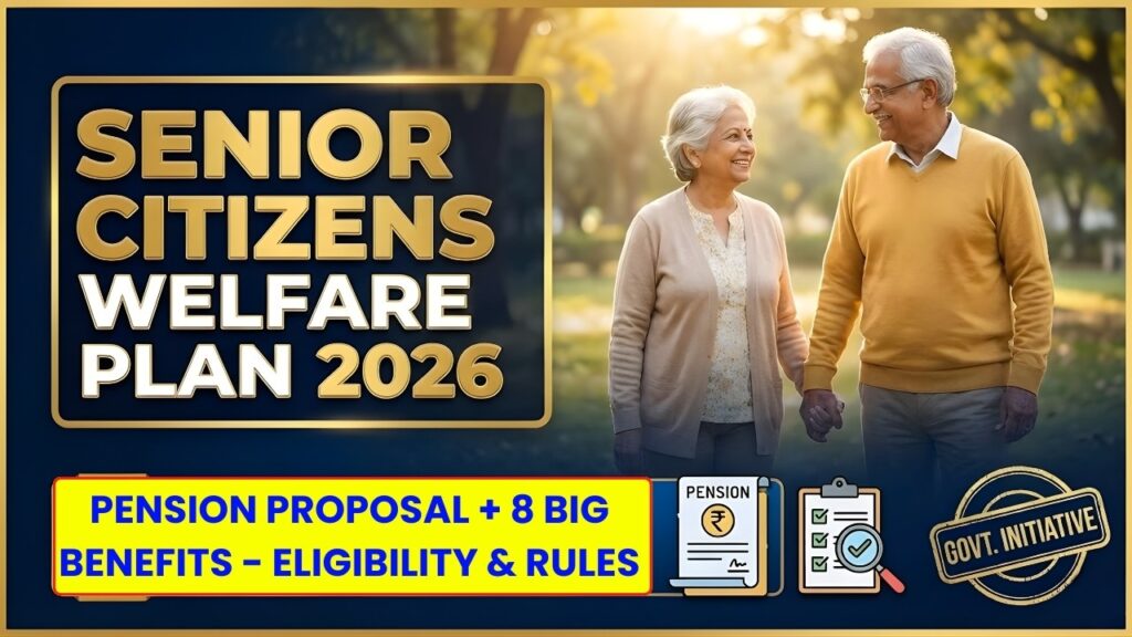 Senior Citizens Welfare Plan 2026 Explained: Who May Get ₹9,000 Monthly Pension and 8 Extra Benefits